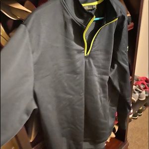 Mens Large Under Armour running half zip